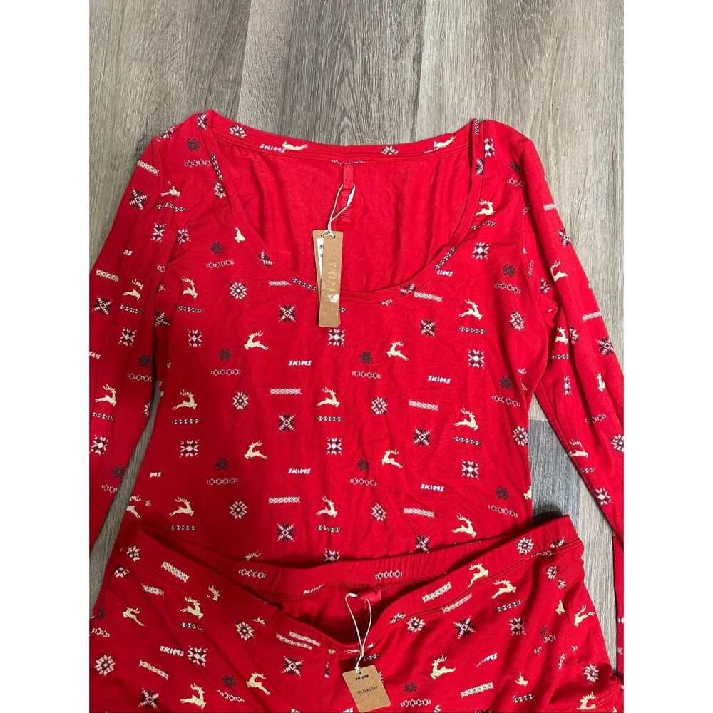 Skims Modal scoop neck top & shorts sleep set Size Large $78 - Picture 5 of 6